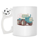 Кружка с футбольным мячиком