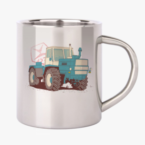 Кружка металлическая Трактор К150