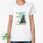 Женская футболка органик