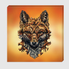 Холст 40 х 40 см Mechanical Fox