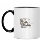 Кружка двухцветная