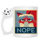 Кружка с футбольным мячиком