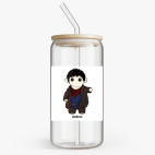 Банка с бамбуковой крышкой