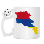 Кружка с футбольным мячиком