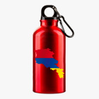 Металлическая бутылка 400 мл UV-DTF