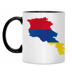 Кружка двухцветная