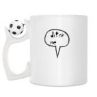 Кружка с футбольным мячиком