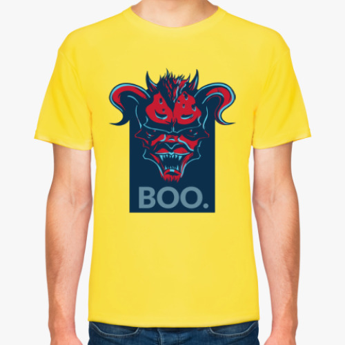 Футболка с принтом Boo