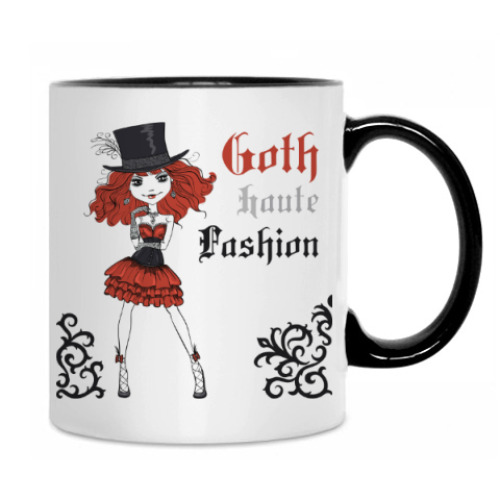 Кружка Девочка готесса