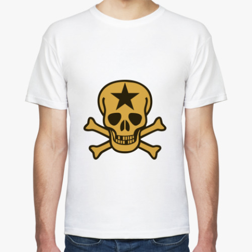 Футболка с принтом Skull /  Skull Star