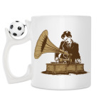 Кружка с футбольным мячиком