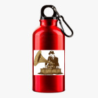 Металлическая бутылка 400 мл UV-DTF