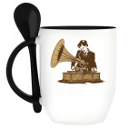 Кружка с ложкой