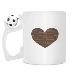 Кружка с футбольным мячиком