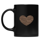 Кружка цветная UV-DTF