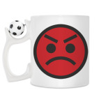 Кружка с футбольным мячиком