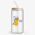 Банка с бамбуковой крышкой