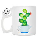 Кружка с футбольным мячиком