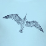 Море винтаж чайка