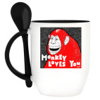 Кружка с ложкой