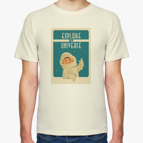Футболка с принтом Explore the Universe