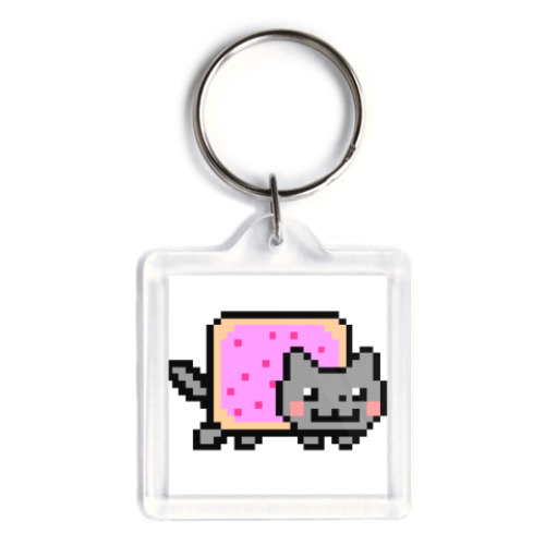 Брелок с принтом   NyanCat