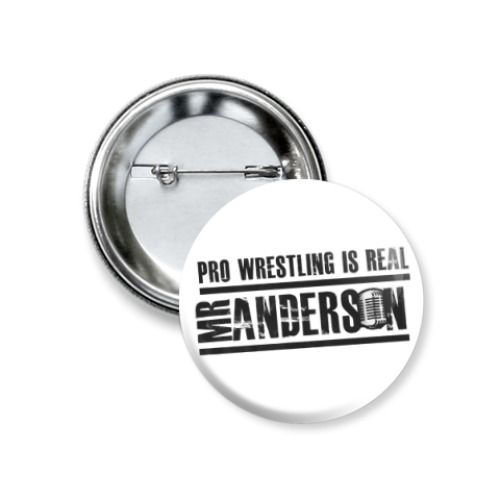 Значок 37мм с принтом Mr. Anderson