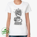 Женская футболка органик