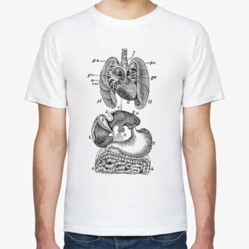 Футболка с принтом Внутренний мир