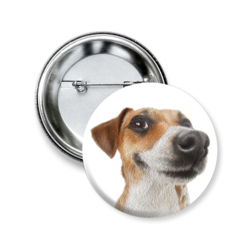 Значок 50мм с принтом Рассел