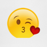 Emoji Смайл: Воздушный Поцелуй