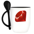 Кружка с ложкой