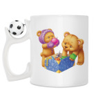 Кружка с футбольным мячиком