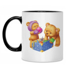 Кружка двухцветная