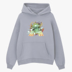 Толстовка худи оверсайз