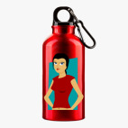 Металлическая бутылка 400 мл UV-DTF