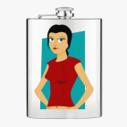 Фляжка стальная