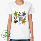 Женская футболка органик