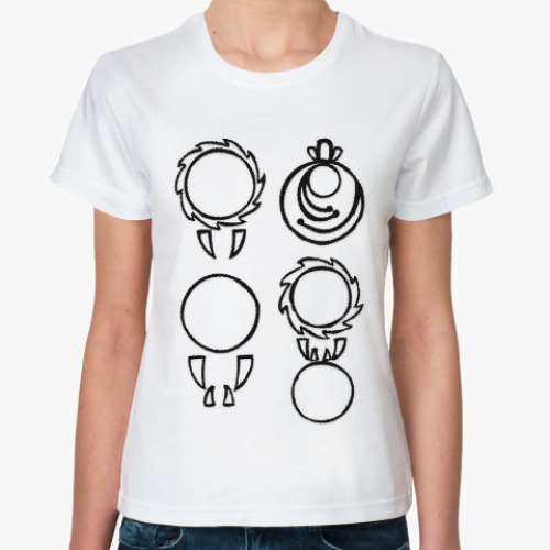 Классическая футболка с принтом The Vampire Diaries