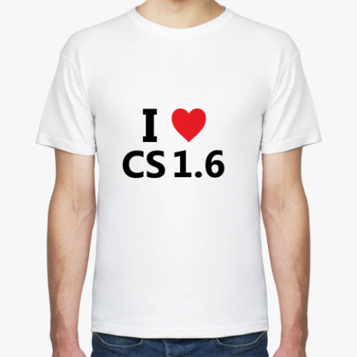 Футболка с принтом CS 1.6