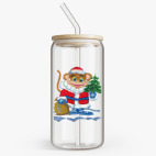 Банка с бамбуковой крышкой