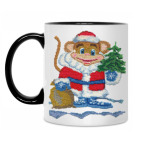 Кружка двухцветная