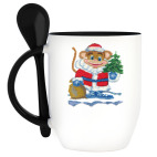 Кружка с ложкой