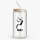 Банка с бамбуковой крышкой