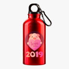 Металлическая бутылка 400 мл UV-DTF