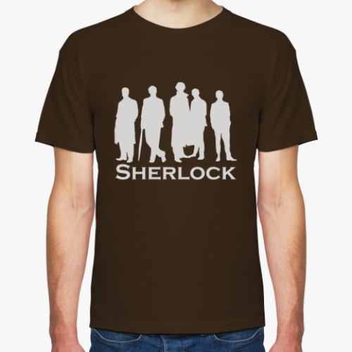 Футболка с принтом Sherlock Band