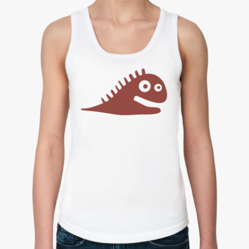 Женская майка с принтом Monsters / Worm