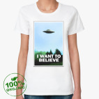 Женская футболка органик