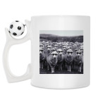 Кружка с футбольным мячиком