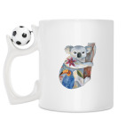 Кружка с футбольным мячиком
